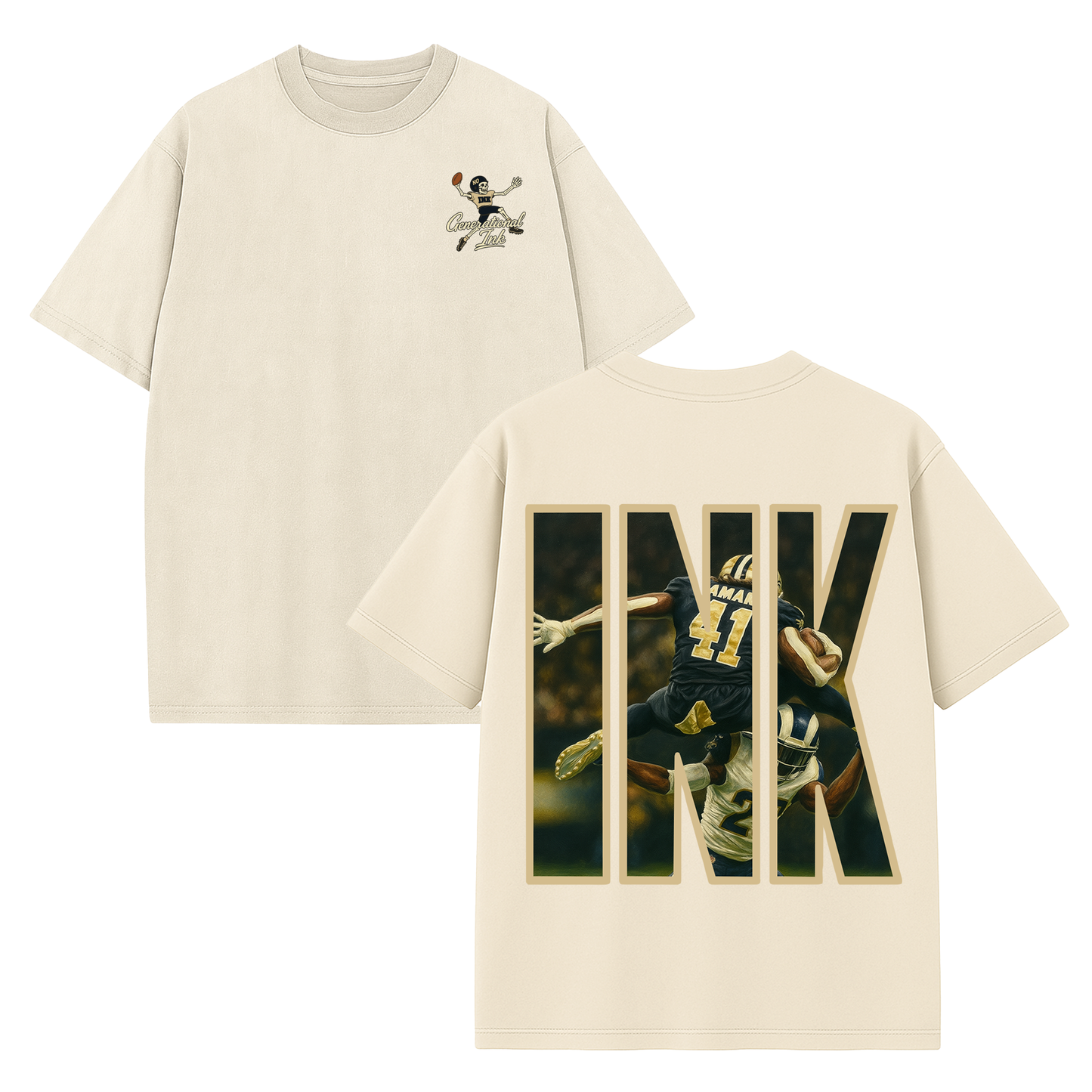 Custom Ink Acid Wash Tee