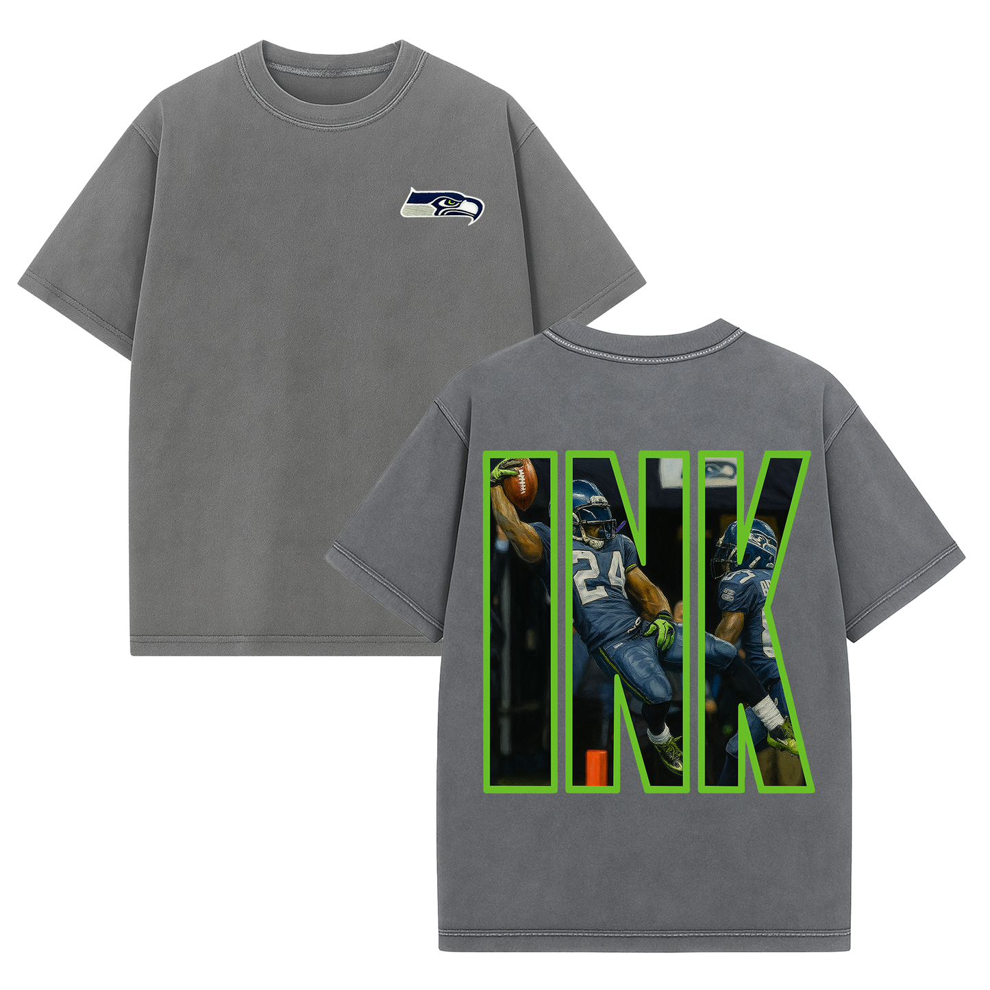 Custom Ink Acid Wash Tee